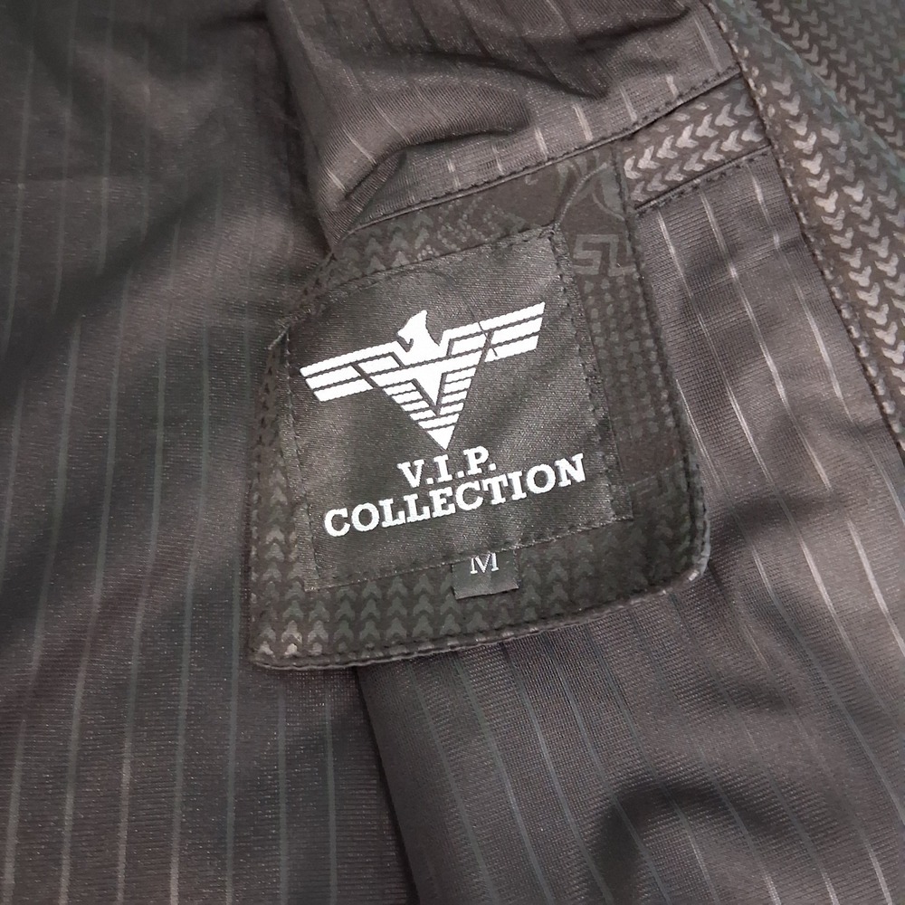 Mens VIP Collection Soft Monochrome Lion Print‎ Bomber Jacket  Medium Streetwear - Picture 13 of 16
